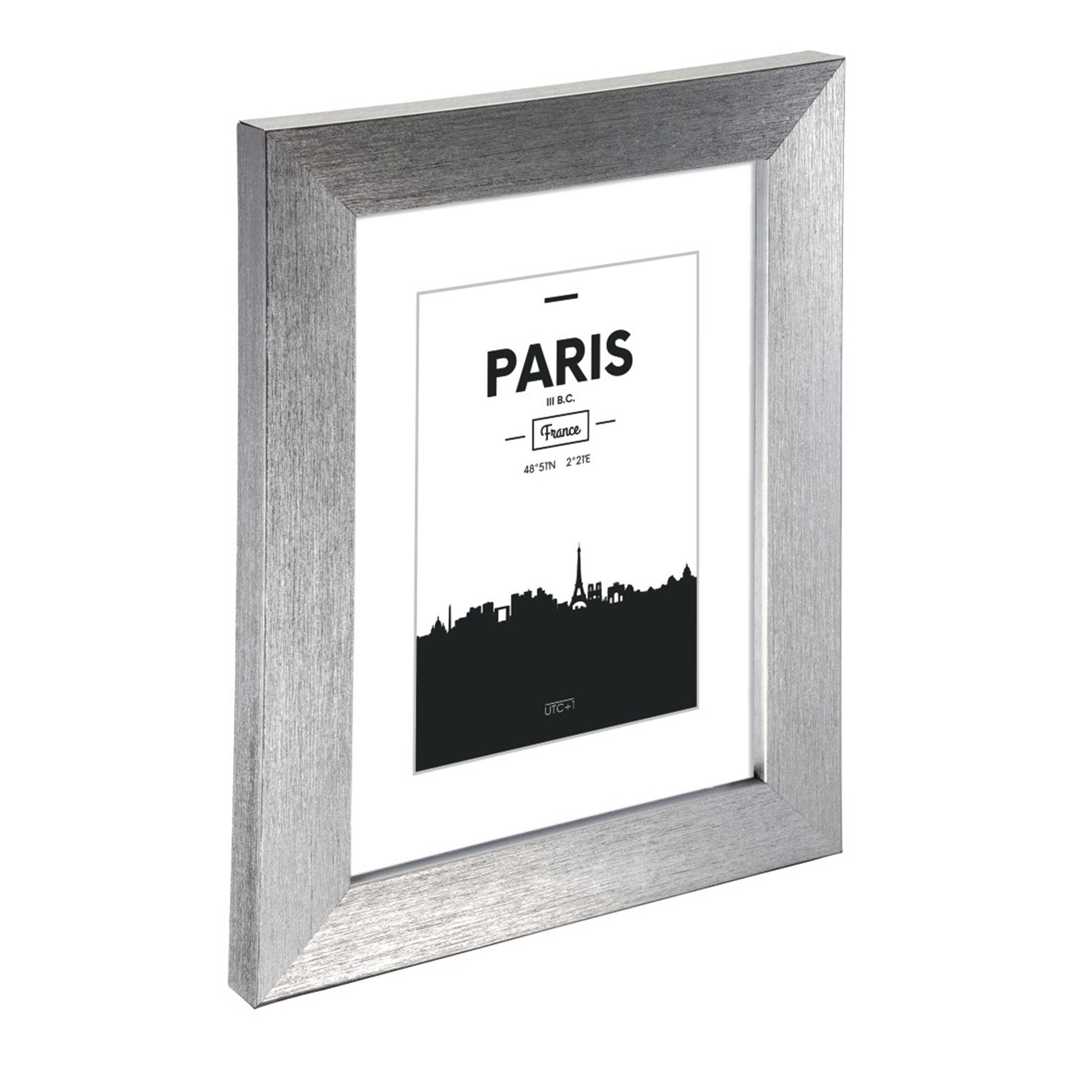 Hama Bilderrahmen Paris, Silber, 13 x 18 cm, (Einzelartikel, 1 St), 1