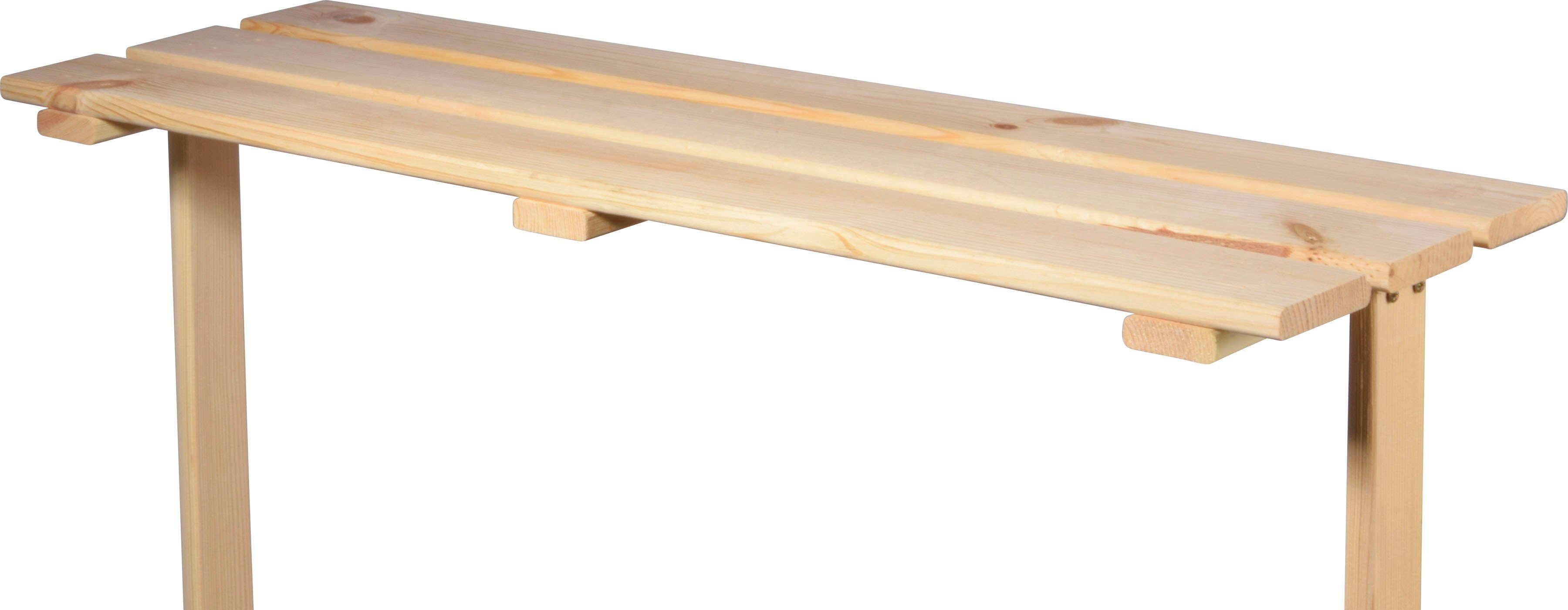 dobar Hochbeet Florenz, mit erhöhter Ablage, FSC®-Kiefernholz, transparent imprägniert