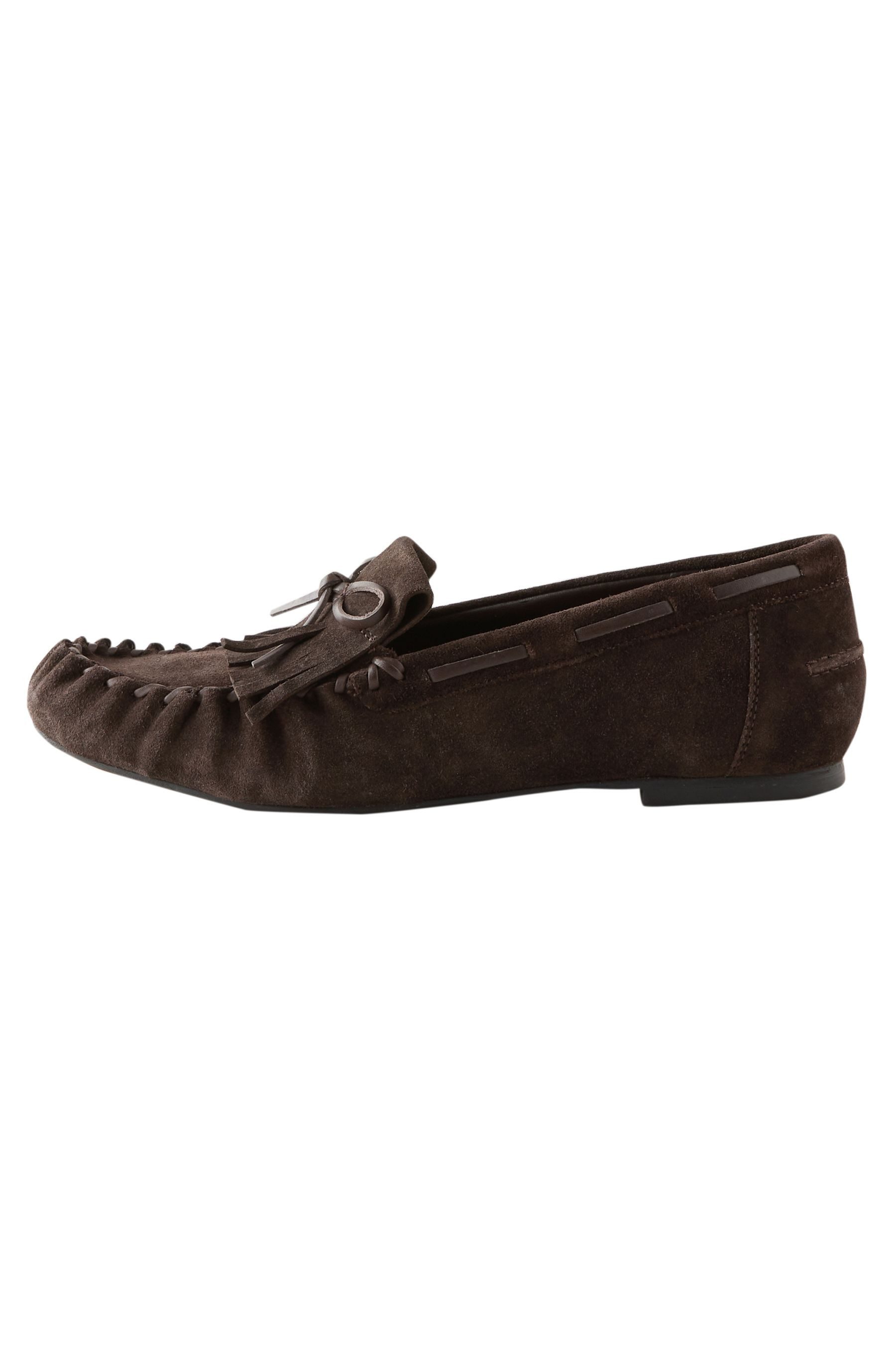 Next N. Premium Loafer aus Leder mit Raffung Loafer (1-tlg)