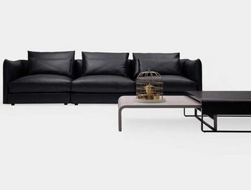 JVmoebel Ecksofa, Italienische Leder Stil Wohnzimmer Möbel Ecksofa Sofa Polster