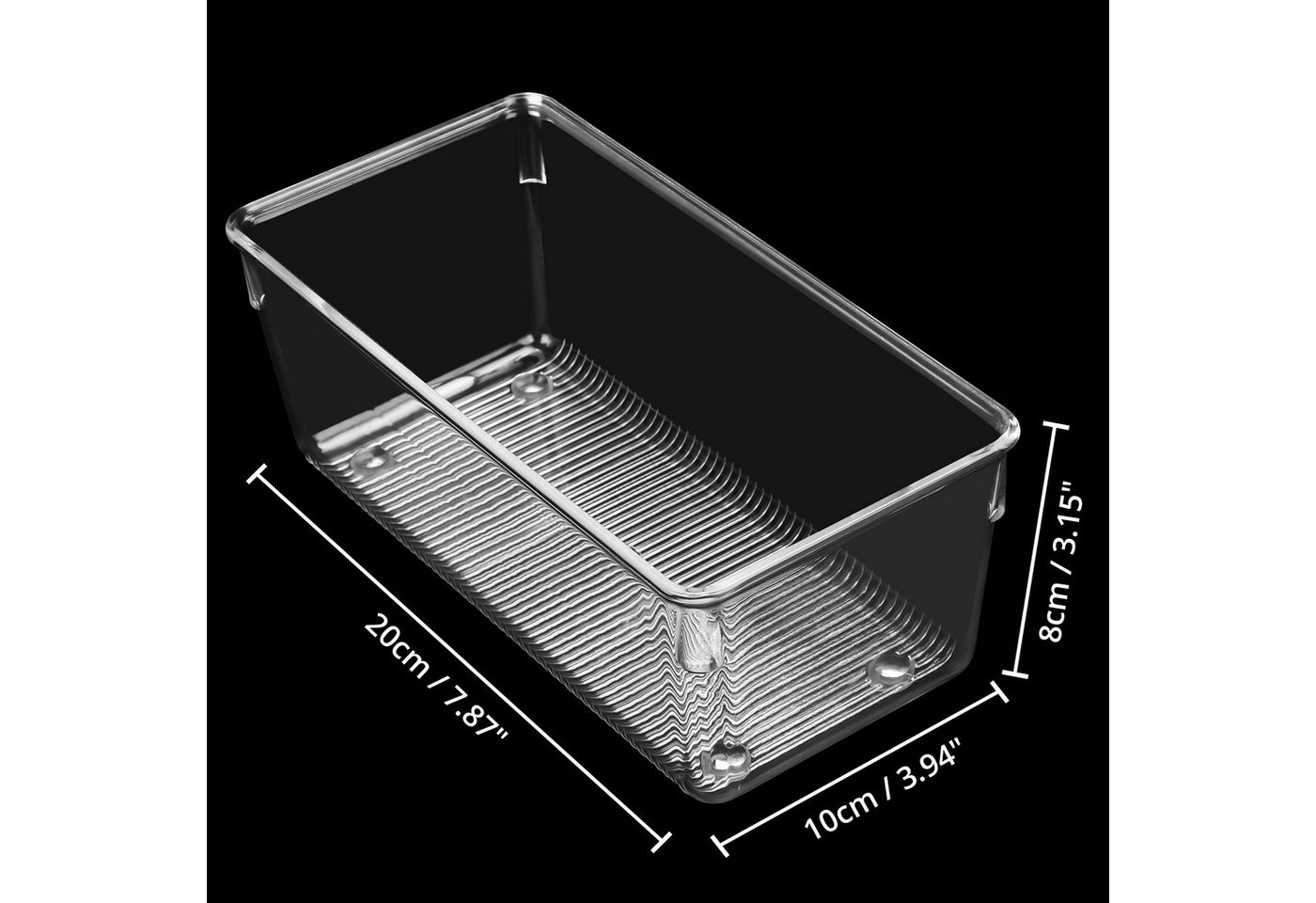 Thumbnail - Kurtzy Aufbewahrungsbox Kühlschrank Organizer Set - 8-teilig (20cm) (8 St)