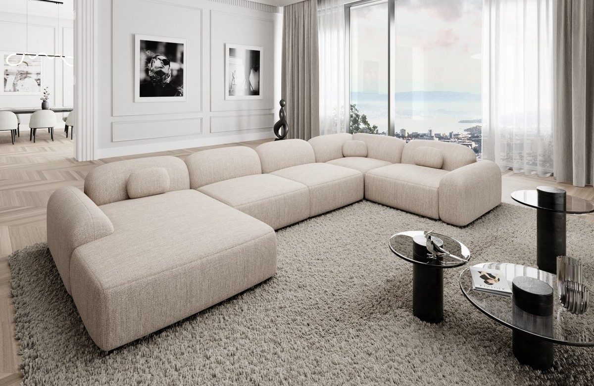 Sofa Dreams Wohnlandschaft Stoff Sofa Polstersofa günstig online kaufen