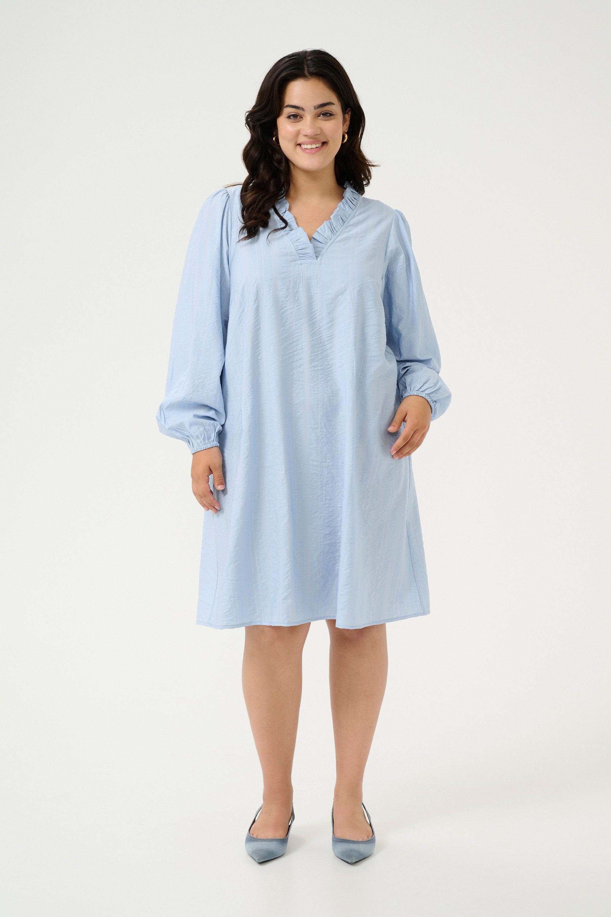 KAFFE Curve Blusenkleid Kleid KCanni Große Größen günstig online kaufen