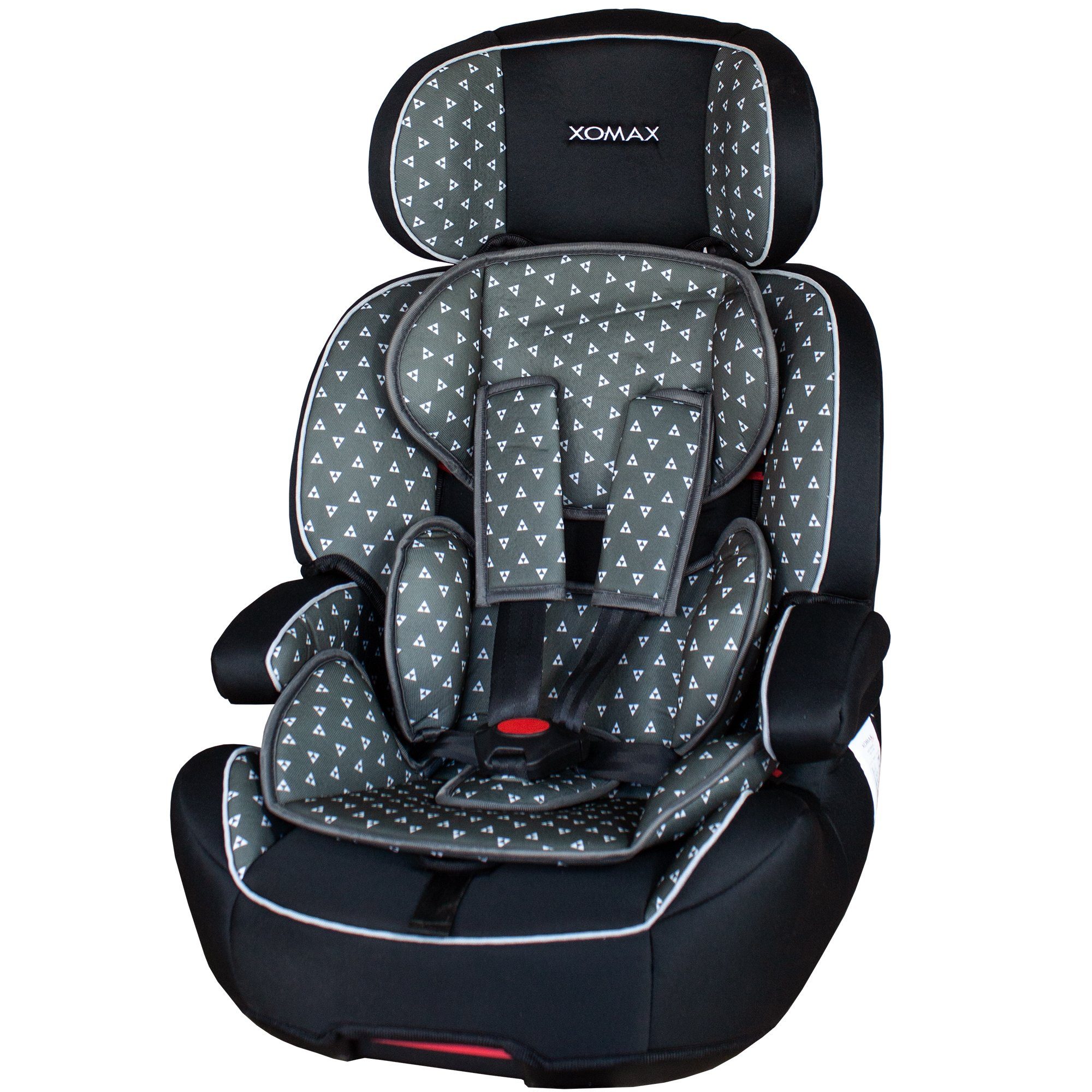 9 bis: Isofix (Pia), R44/04 Grau 1/2/3 Pia, 3-Punkt-Gurt, ab: 5-Punkt-Gurt kg, mit bis: XOMAX kg, ECE 12, 36 und Gruppe Autokindersitz