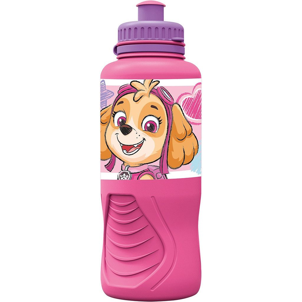 PAW PATROL Trinkflasche Paw Patrol Sketch Ergo Flasche, Sportflasche 430 ml