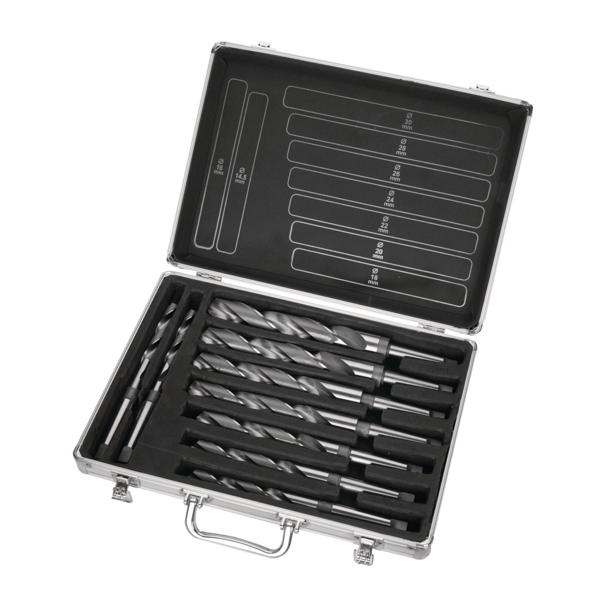 Optimum Holzbohrer Optimum Spiralbohrer HSS MK3 9tlg. 14,5 - 30 mm