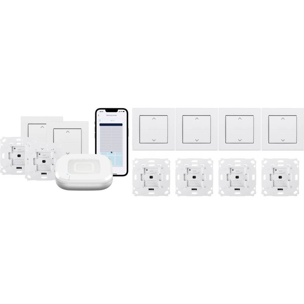 Homematic IP Starterkit Rollladen-Steuerung für 6 Rolladen Smart-Home Starter-Set