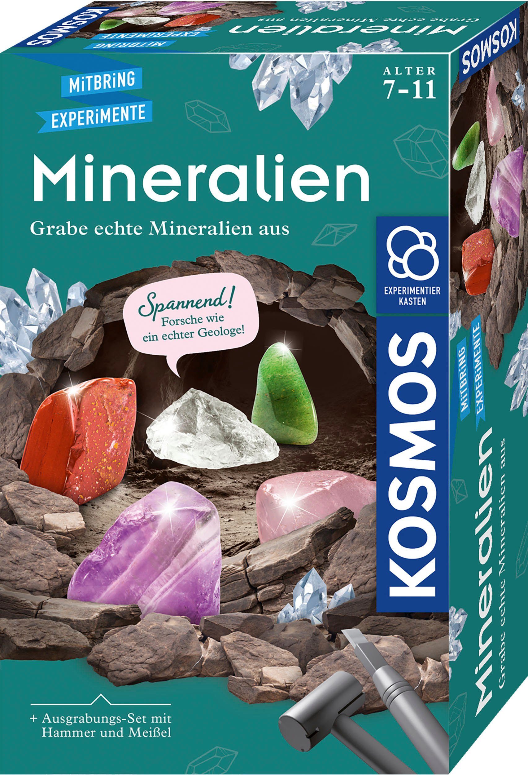 Kosmos Experimentierkasten Mineralien
