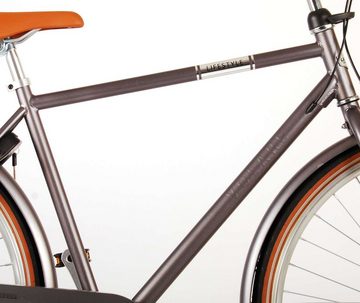 Volare Urbanbike Lifestyle Herrenfahrrad - 48 Zentimeter - Grau - Rücktrittbremse, 3 Gang Shimano Nexus 3 Gang Schaltwerk, bis 115 kg, Alter:12+, Aluminiumfelgen, 28 Zoll