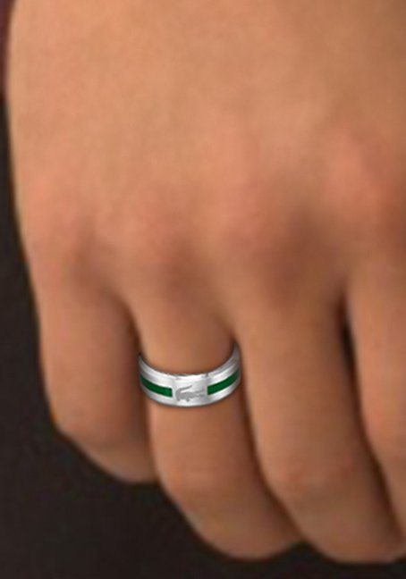 Lacoste Fingerring Schmuck Edelstahl Her... Lacoste Fingerring Schmuck Edelstahl Her...