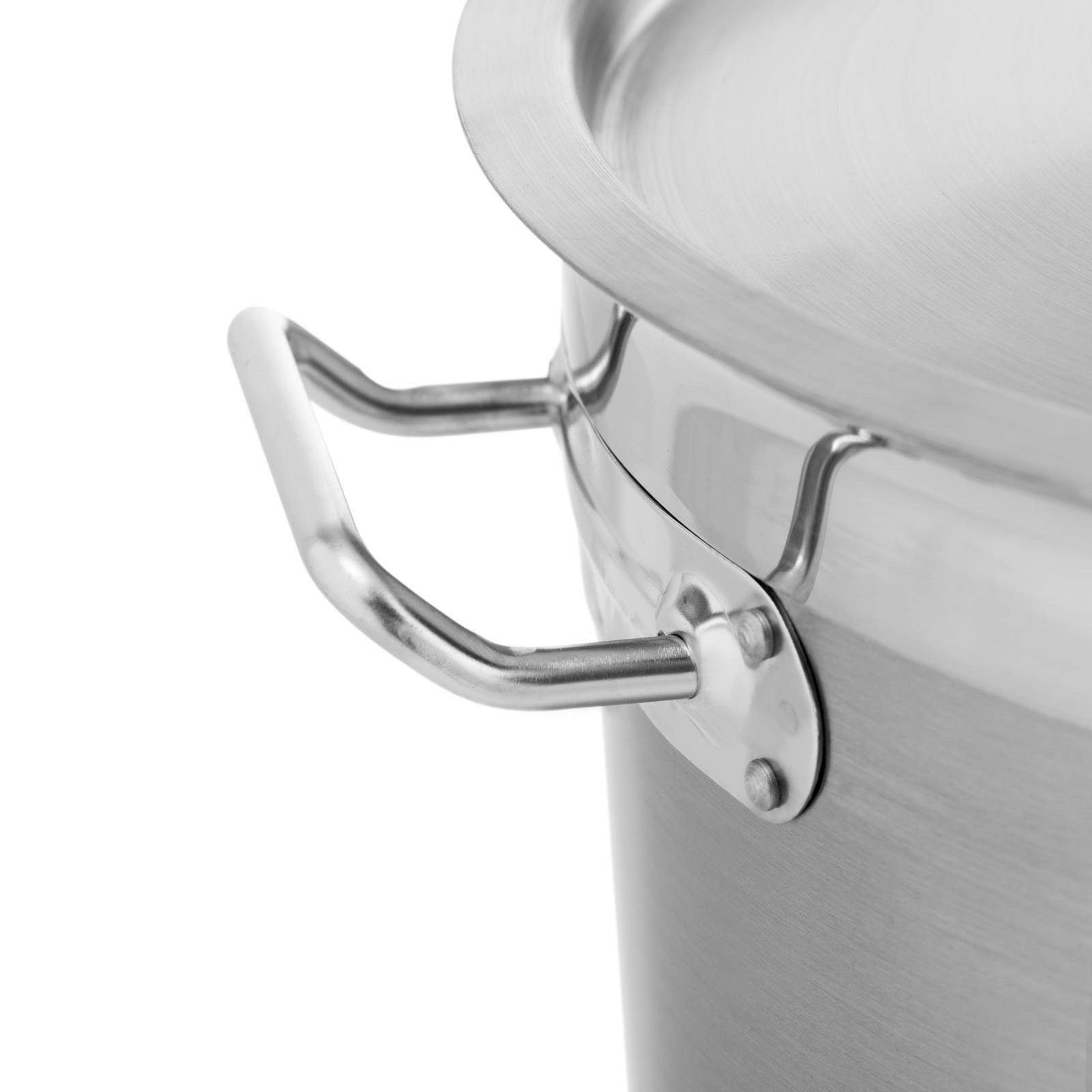 Royal Catering Kochtopf 23 L Edelstahl Suppentopf Ø 35 x 28 cm Induktion Universaltopf Deckel, Edelstahl, verschiedene Größen – Bild 5 von 5