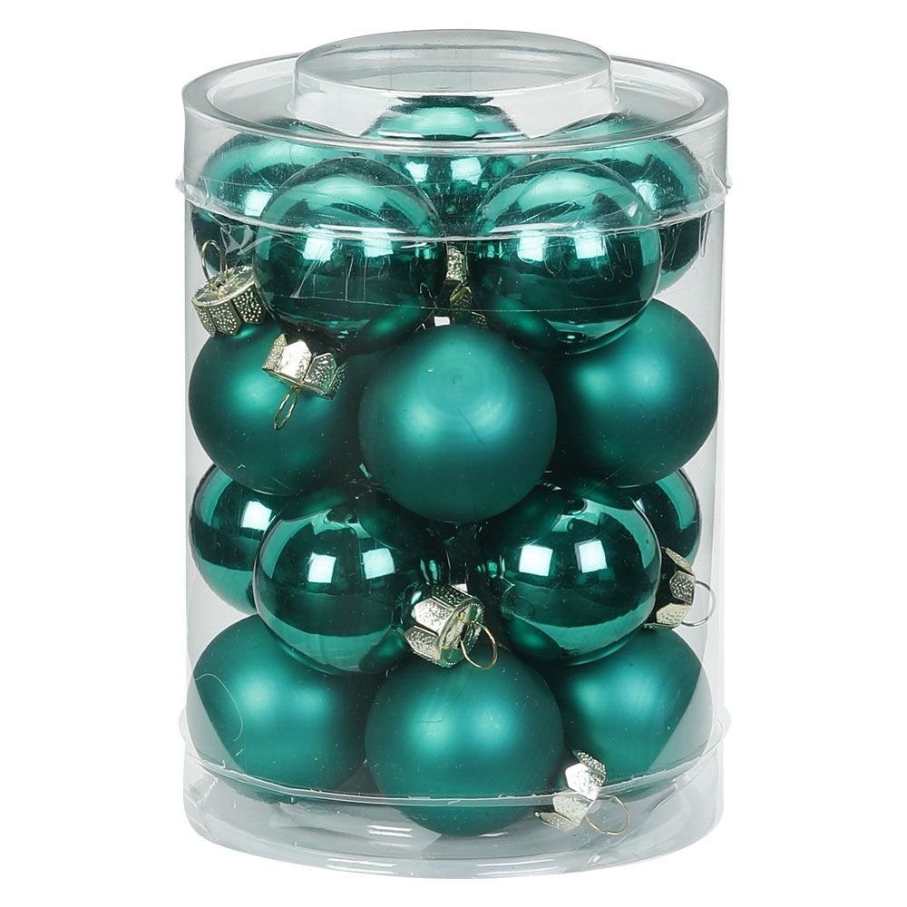 MAGIC by Inge Christbaumschmuck, Weihnachtskugeln Glas 3cm, 20 Stück