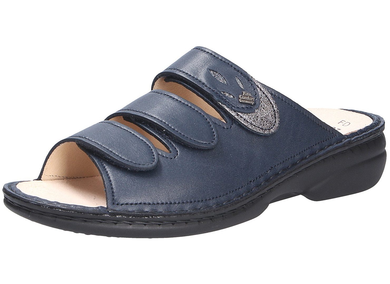 Finn Comfort Damen Pantolette KOS blau Größe Pantolette