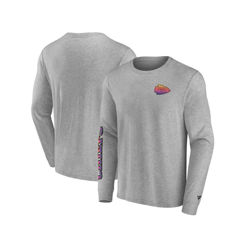Kansas City Chiefs T-Shirt Kansas City Chiefs Gradient LS Crew T-Shirt