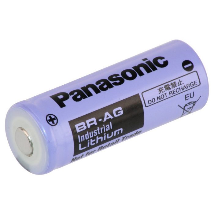 HKM Akkutechnik Panasonic Lithium 3V Batterie BR-AG - A Zelle Akku