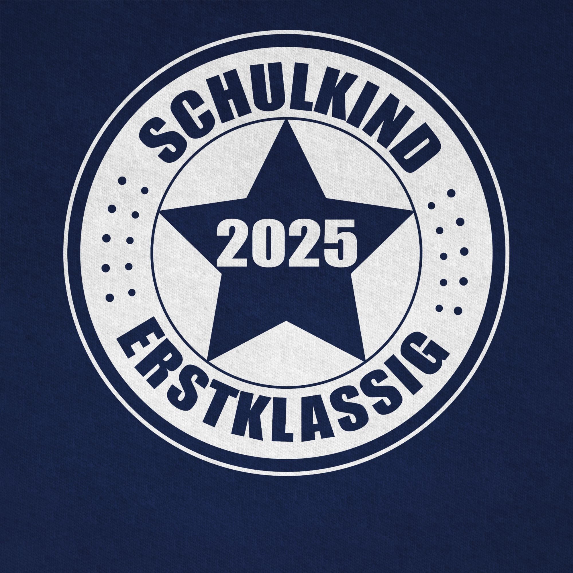 Shirtracer T-Shirt Schulkind 2025 Erstklassig Geschenk Einschulung Geschenke Schulanfang (1-tlg) Einschulung Junge Schulanfang Geschenke