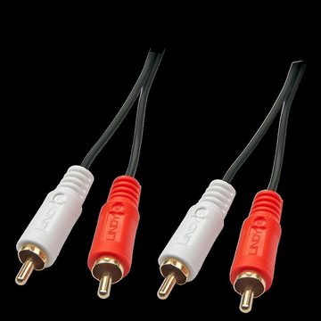 Lindy Audiokabel Stereo 2m, 2xRCA 2xRCA (Cinch) m/m, vergoldet Audio-Kabel