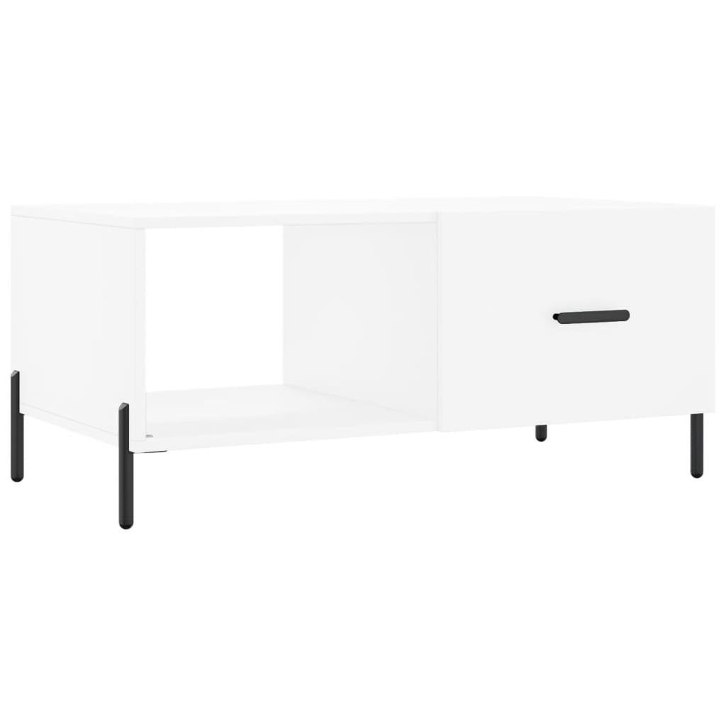 vidaXL Couchtisch Couchtisch Weiß 90x50x40 cm Holzwerkstoff (1-St) günstig online kaufen