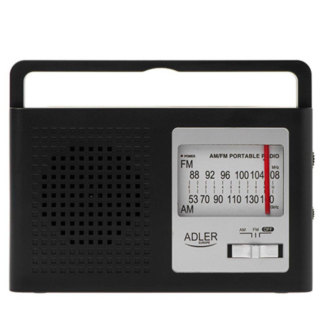 Adler AM/FM Radio (4 W, mit AUX-Eingang & Teleskopantenne, tragbar)