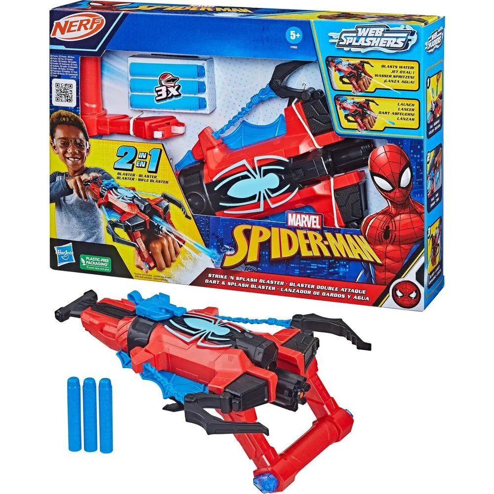 Spiderman Actionfigur SPD STRIKE N SPLASH BLASTER