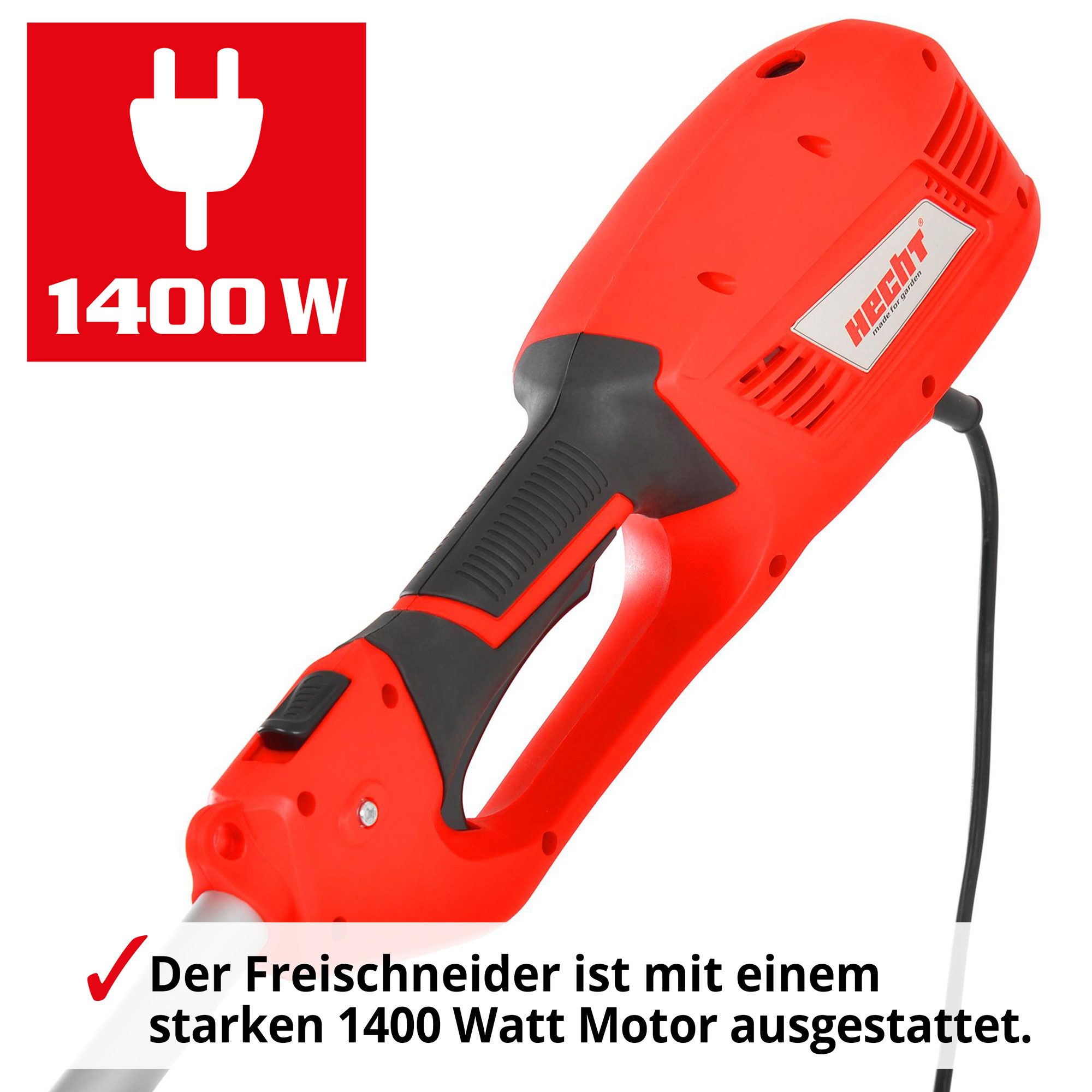 Hecht Elektro-Rasentrimmer 1299 inklusive Tragegurt, 38 günstig online kaufen