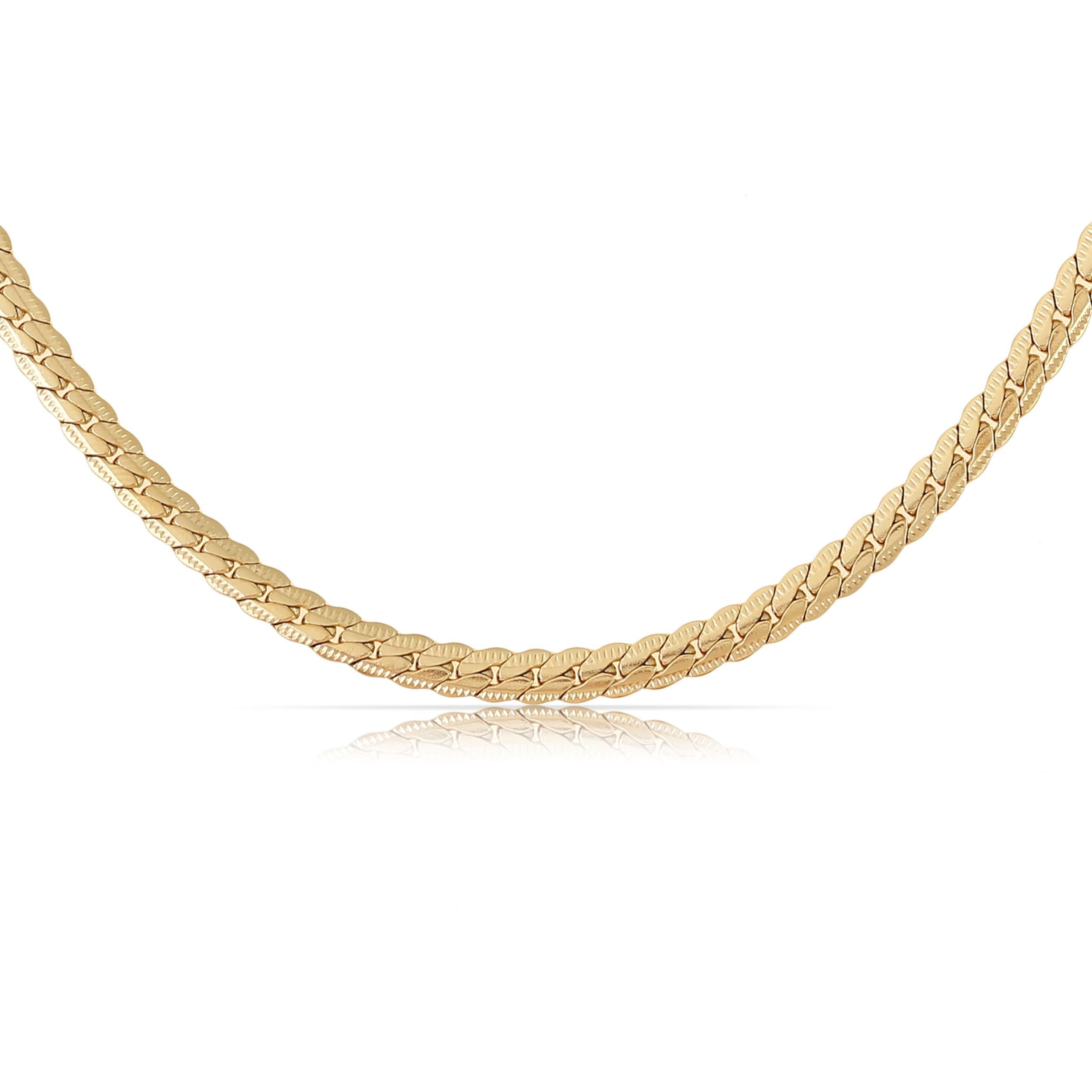 Made by Nami Schlangenkette Gold Boho günstig online kaufen