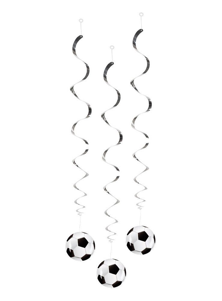 Boland Luftschlange Deko Party Luftschlangen Fußball - Dekospiralen, Gib Deiner Party einen Kick: Partydeko für Sportbegeisterte!