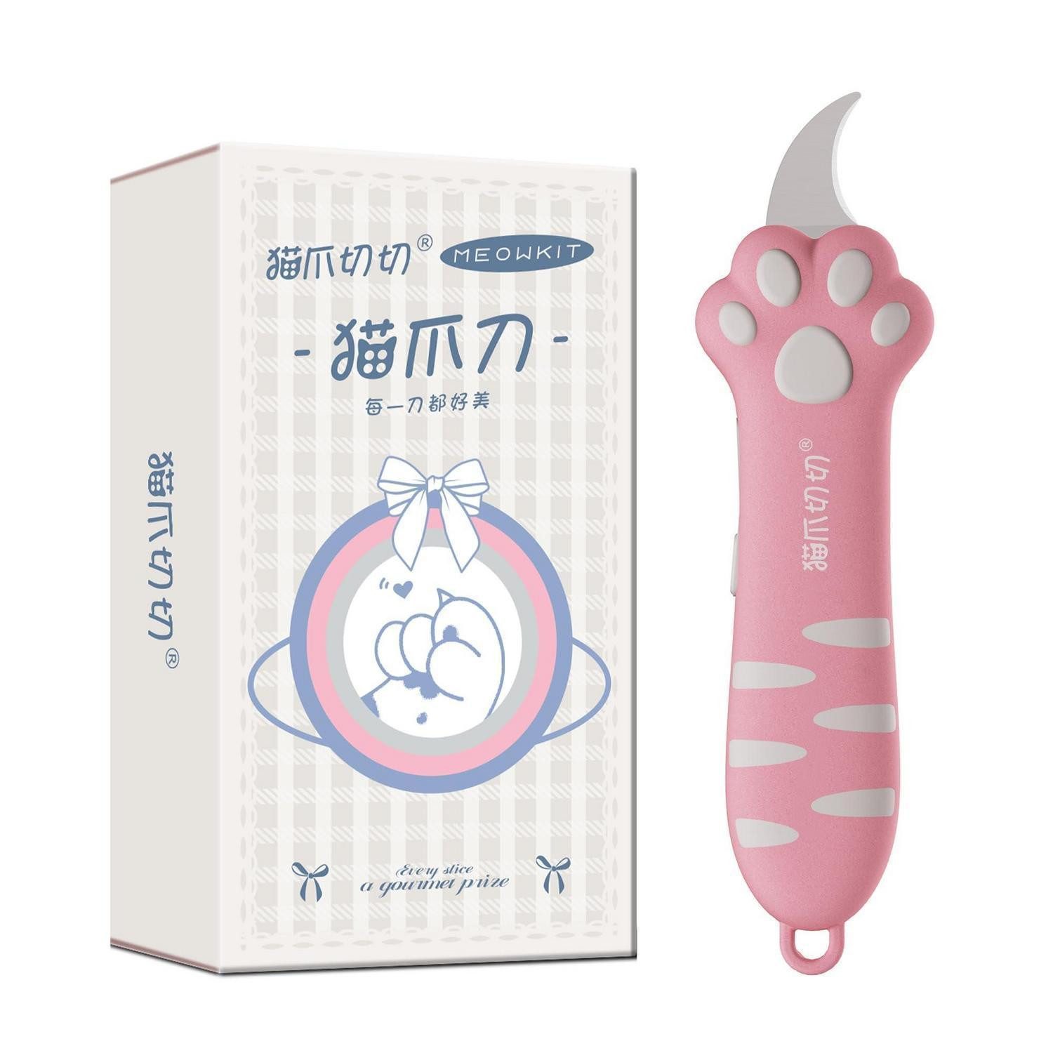 LuxusKollektion Cuttermesser Cuttermesser Katzenpfote Pfirsich-Oolong