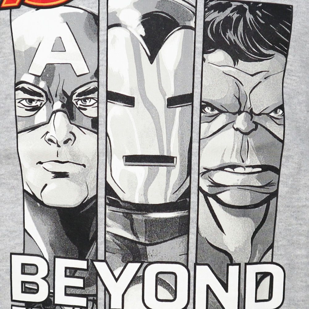 MARVEL Kapuzenpullover Marvel Avengers Kinder Jungen Fleece Hoodie Pulli Gr. 104 bis 152