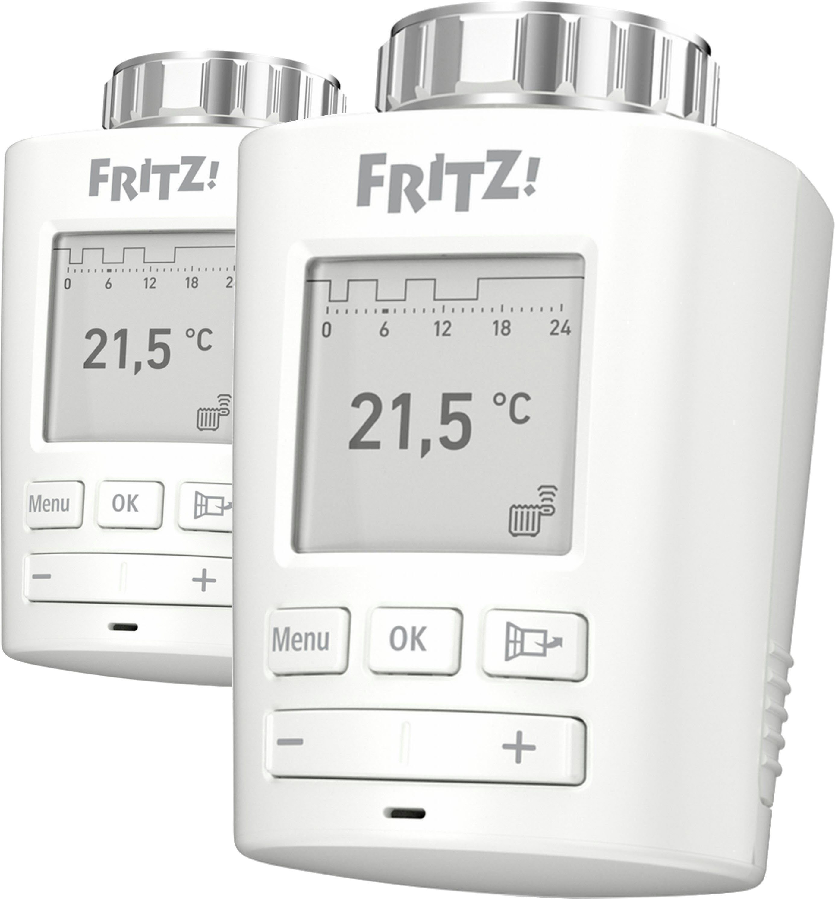AVM Heizkörperthermostat FRITZ!DECT 301 Heizkörperregler (2er Set), (Set, 2 St)
