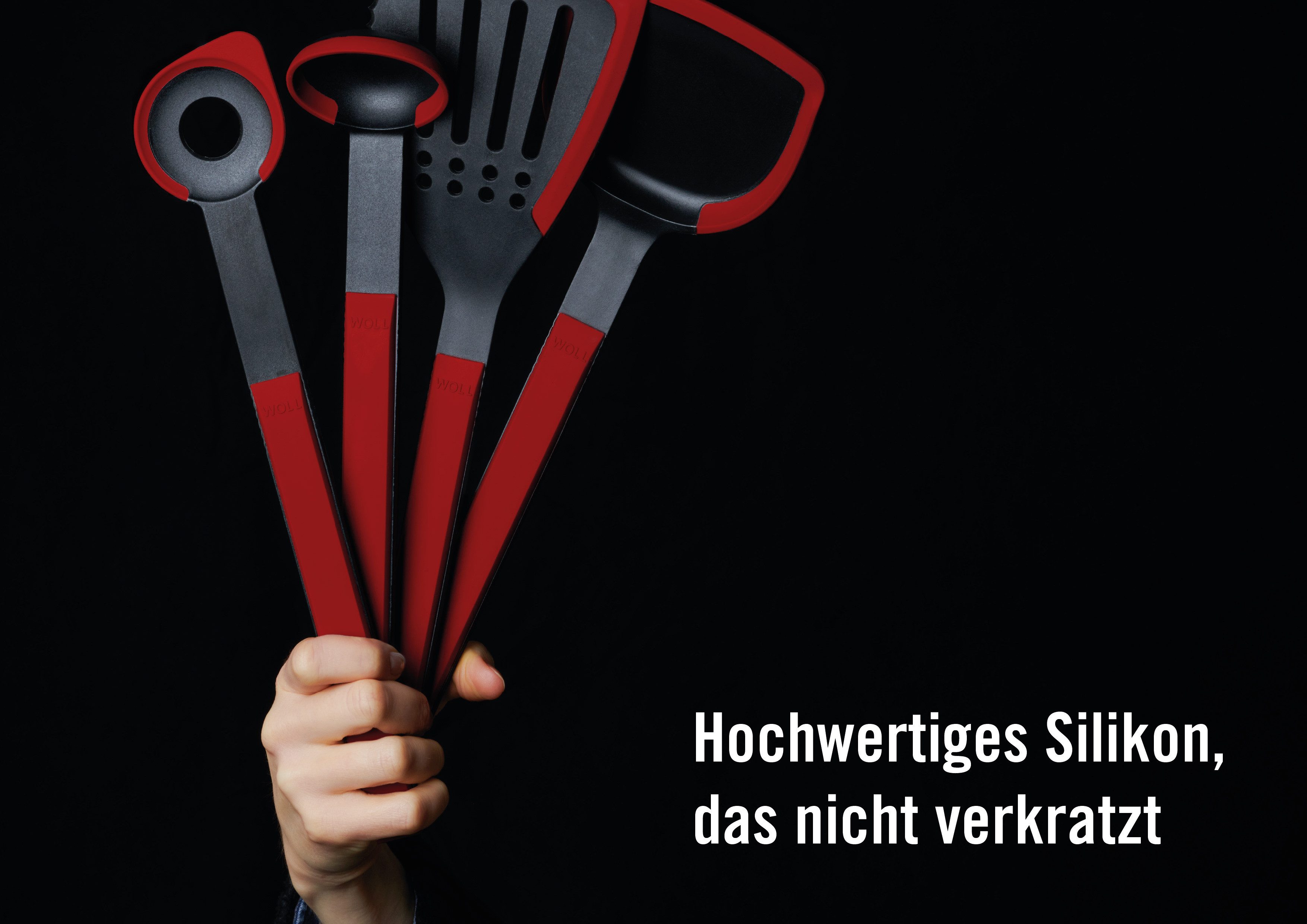 WOLL Schaumlöffel Cook it, aus hochwertigem Kunststoff und Silikon