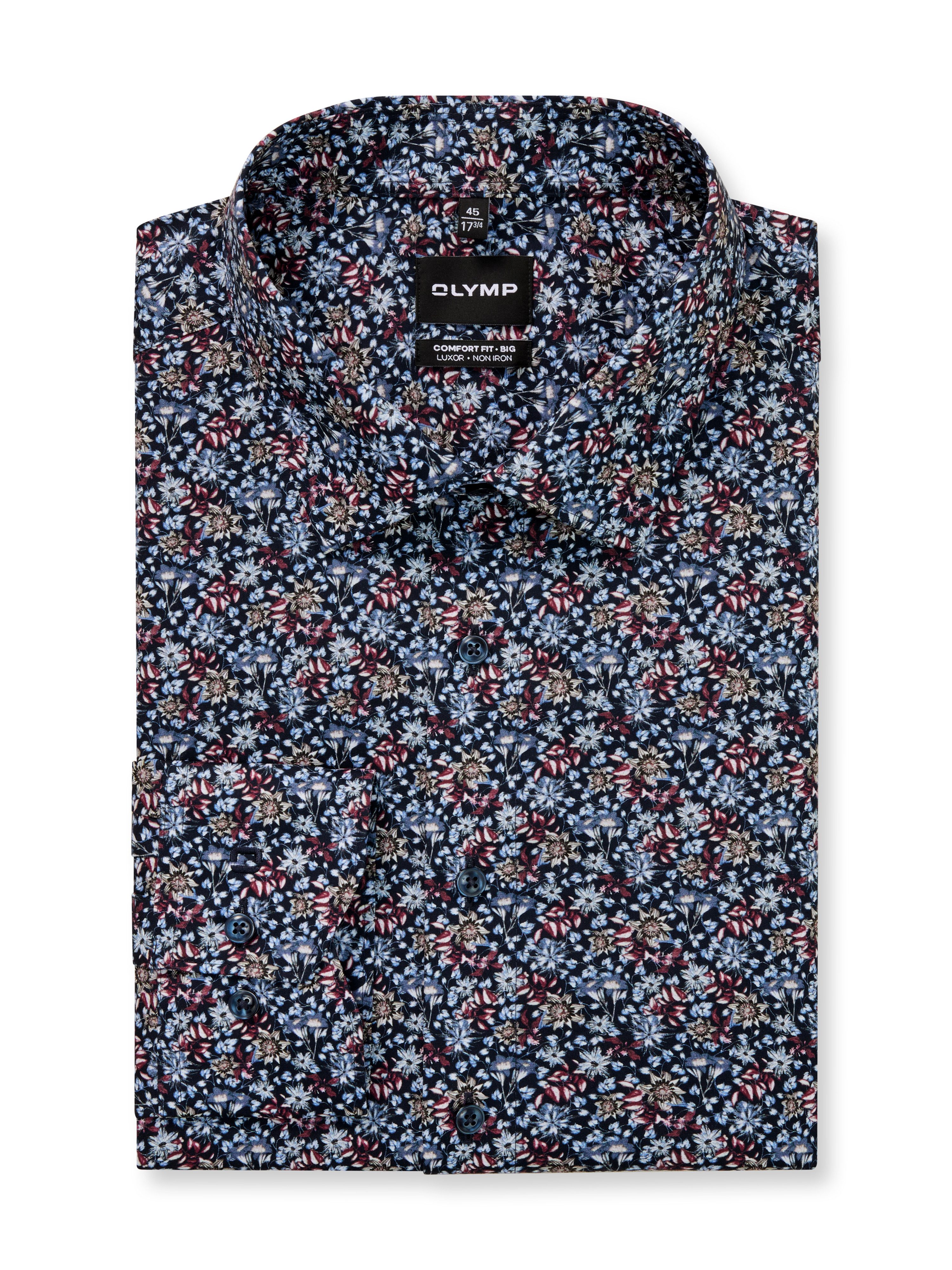 OLYMP Langarmhemd Big & Tall Neue COMFORT FIT BIG Kollektion, New-Kentkrage günstig online kaufen