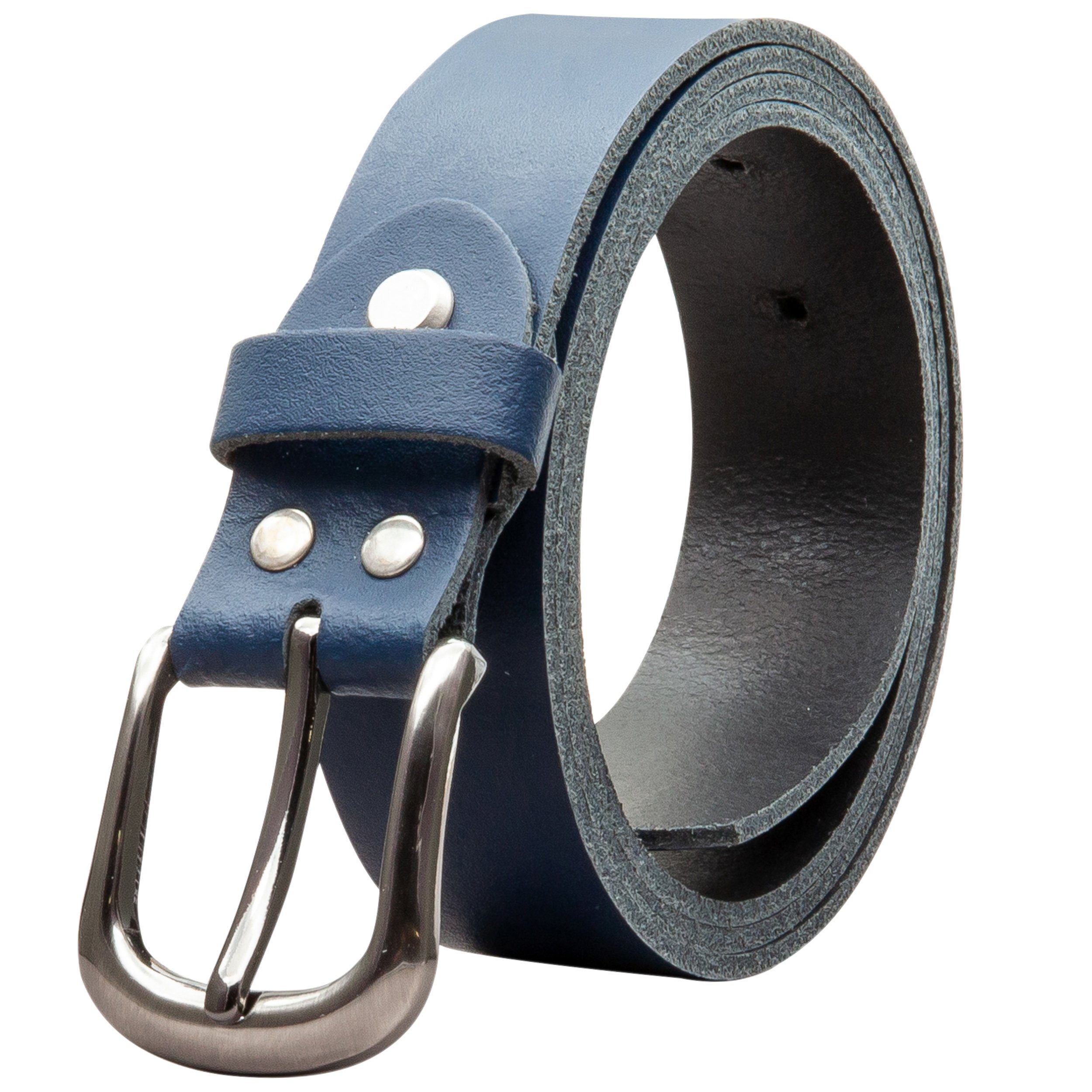 Ledergürtel OM324-SL-Dunkelblau