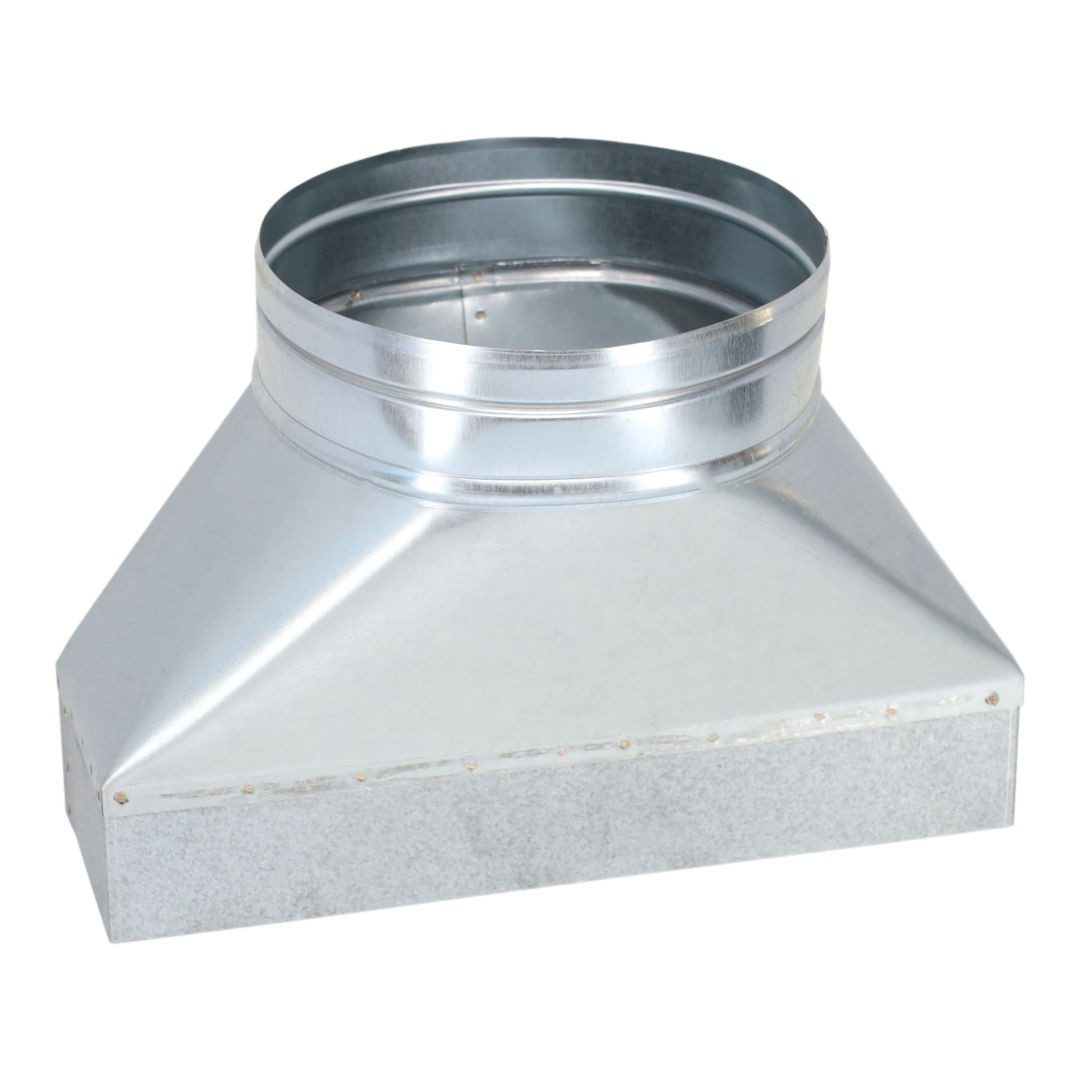 Subtiel Lüftungsschacht Flachkanal Adapter 300 x 90 mm, 30x18x16 cm