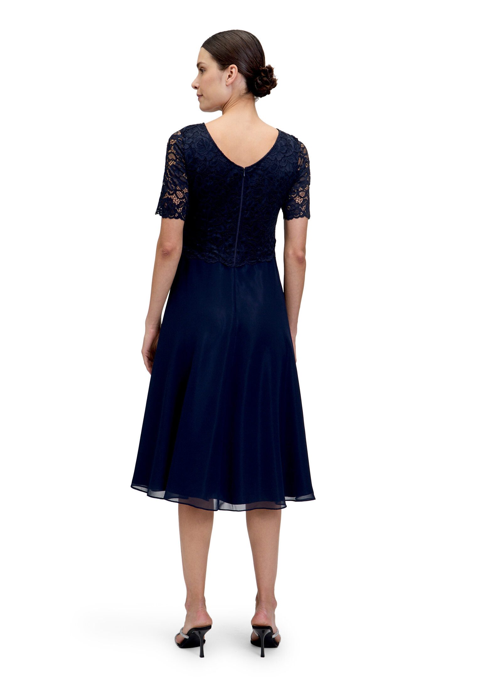 Vera Mont Cocktailkleid Damen mit Spitze Spitze