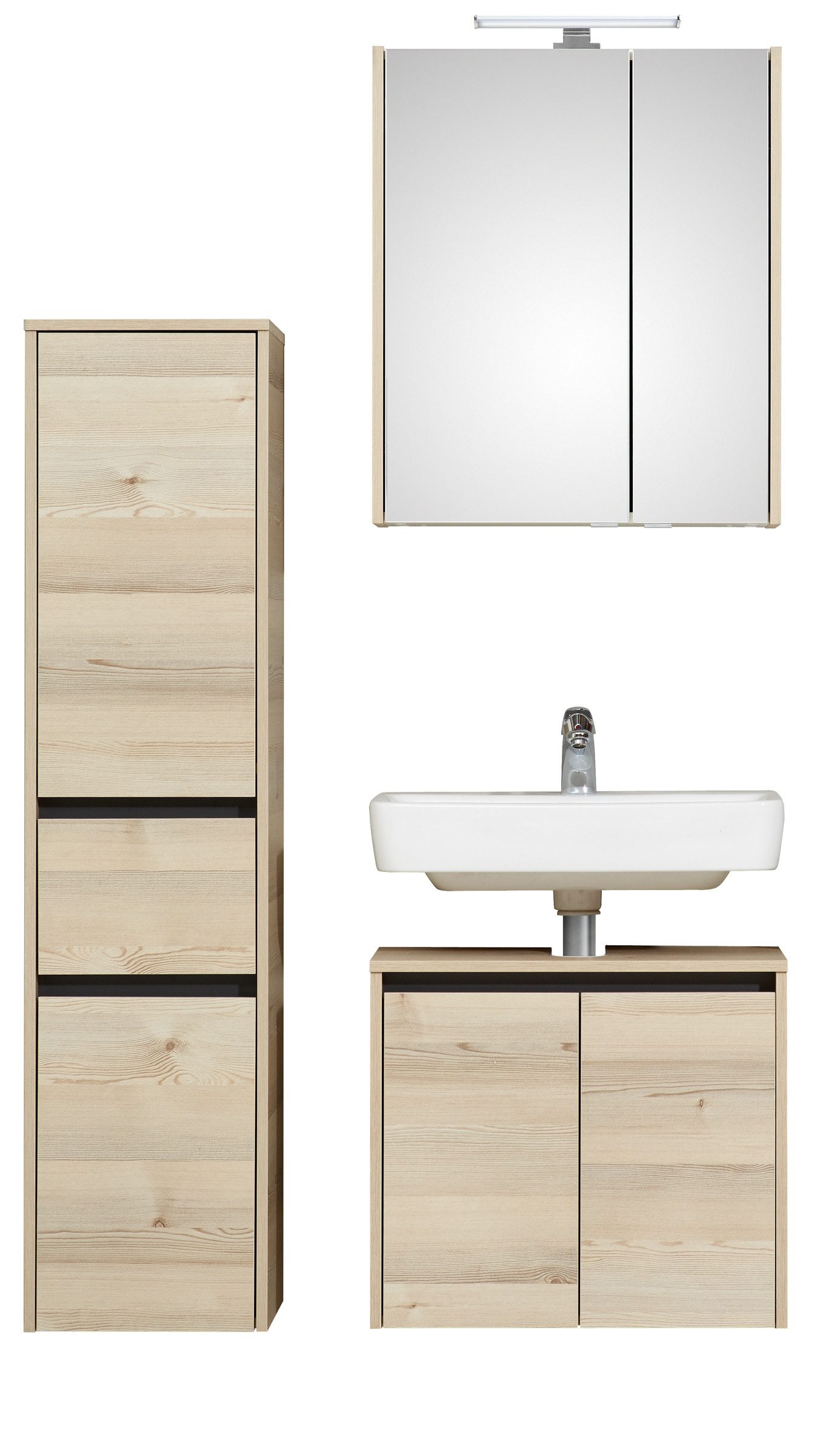 Saphir Badmöbel-Set Quickset 393, (Komplett-Set, 3-St)