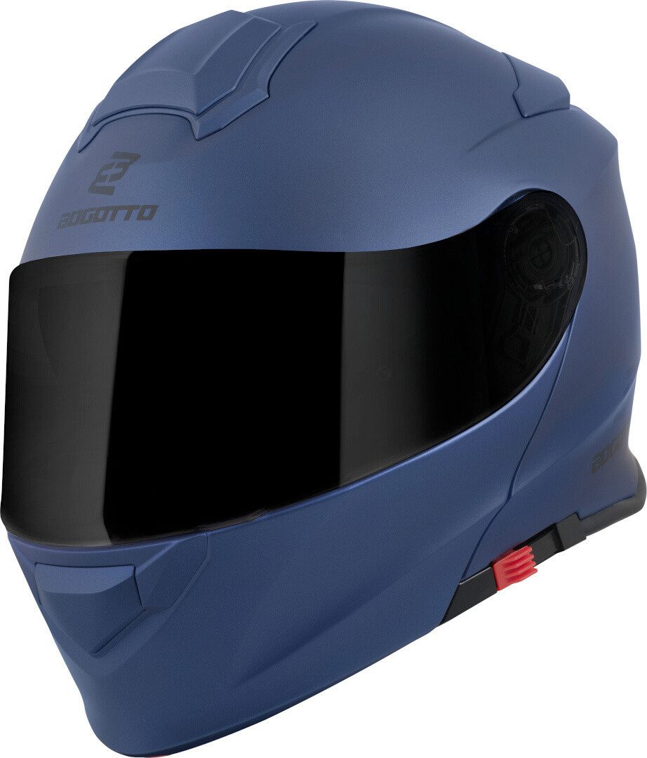 Bogotto Motorradhelm H271 Klapphelm, vorbereitet für Kommunikationssystem,geeignet für Brillenträger,v