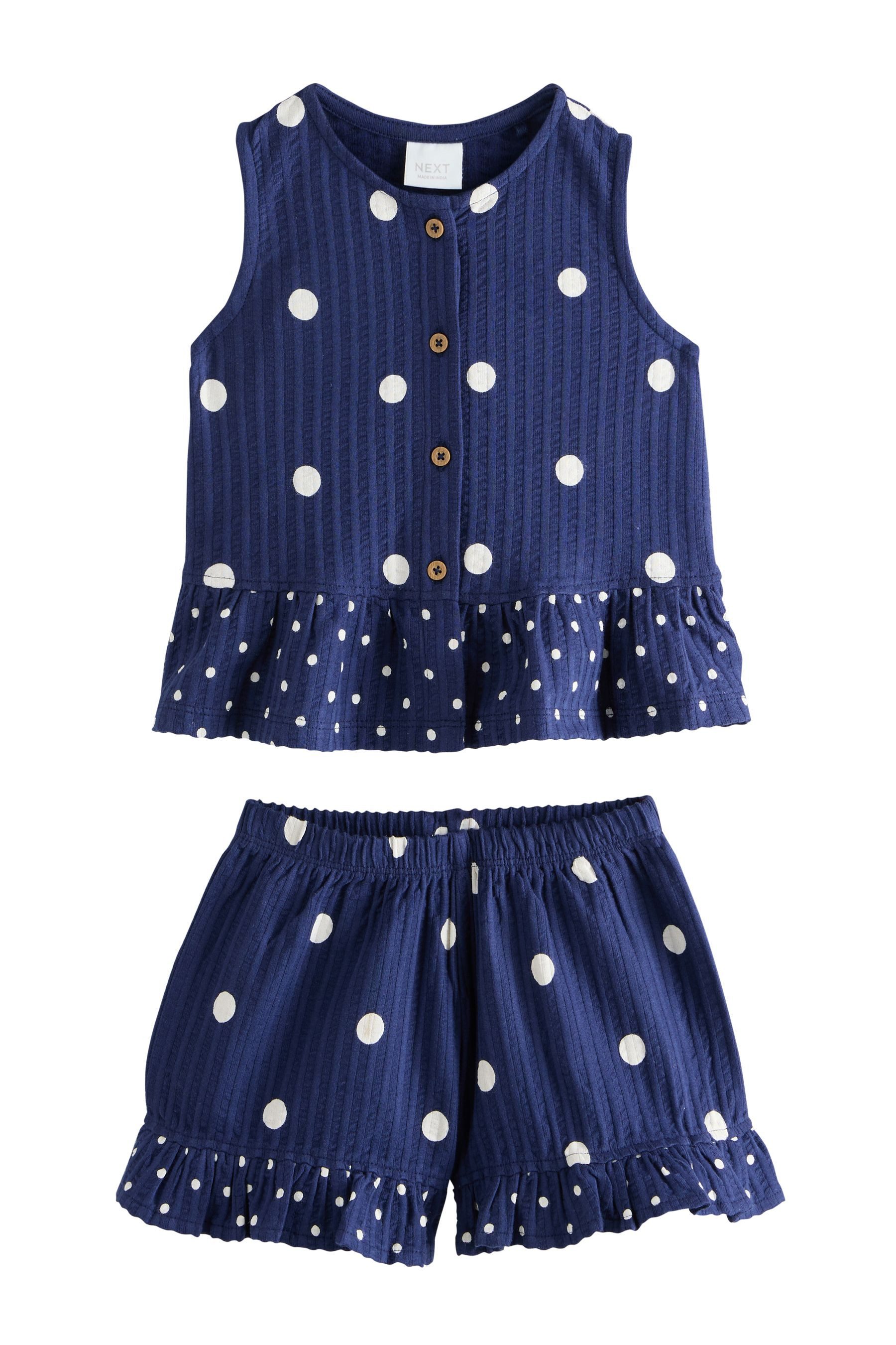 Next Top & Shorts Trägertop mit Schößchen und Shorts im Set (2-tlg)