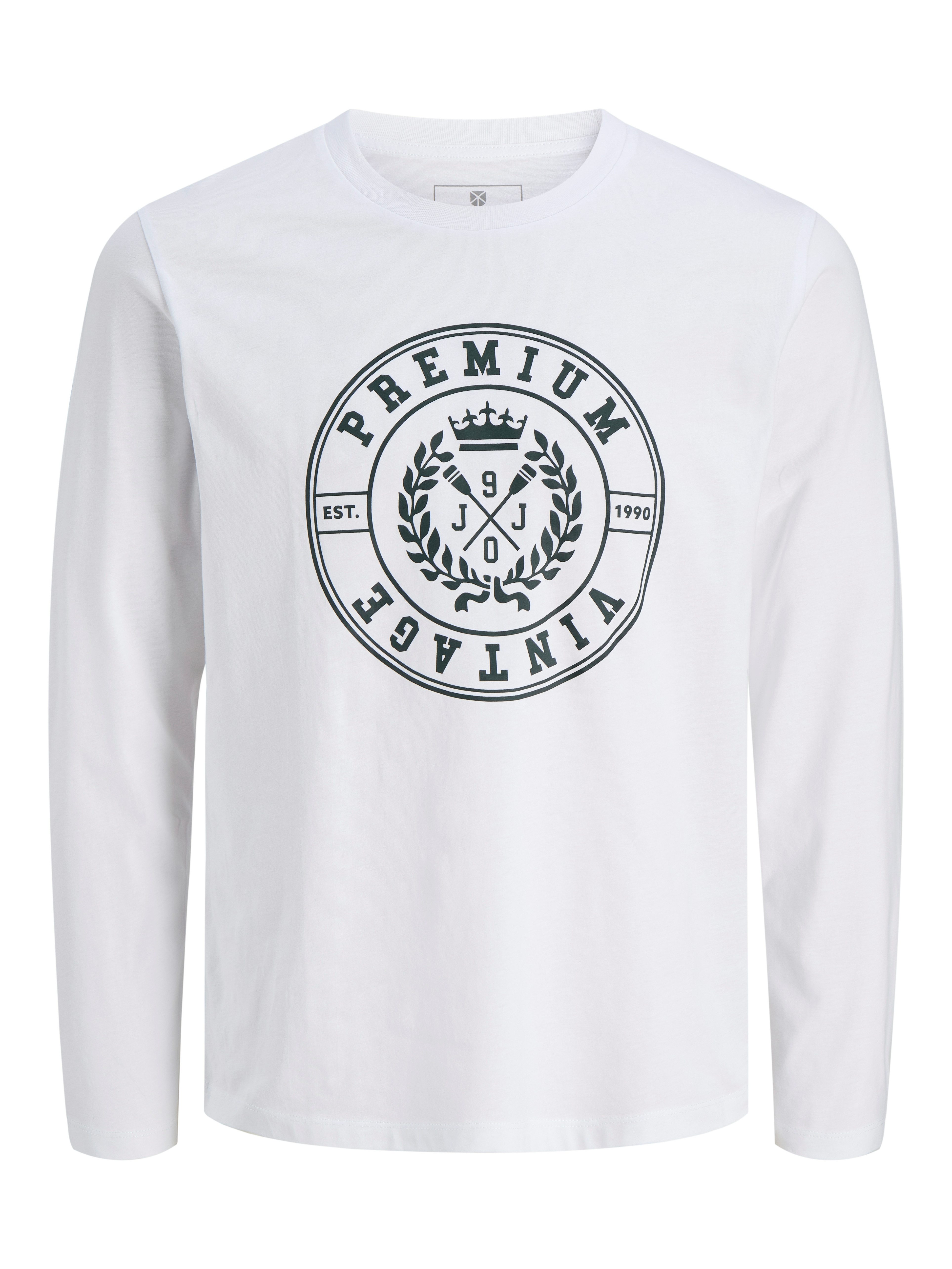 Jack & Jones Junior Langarmshirt JPRBLUZANDER LS TEE FST JNR Baumwolle, normal geschnitten