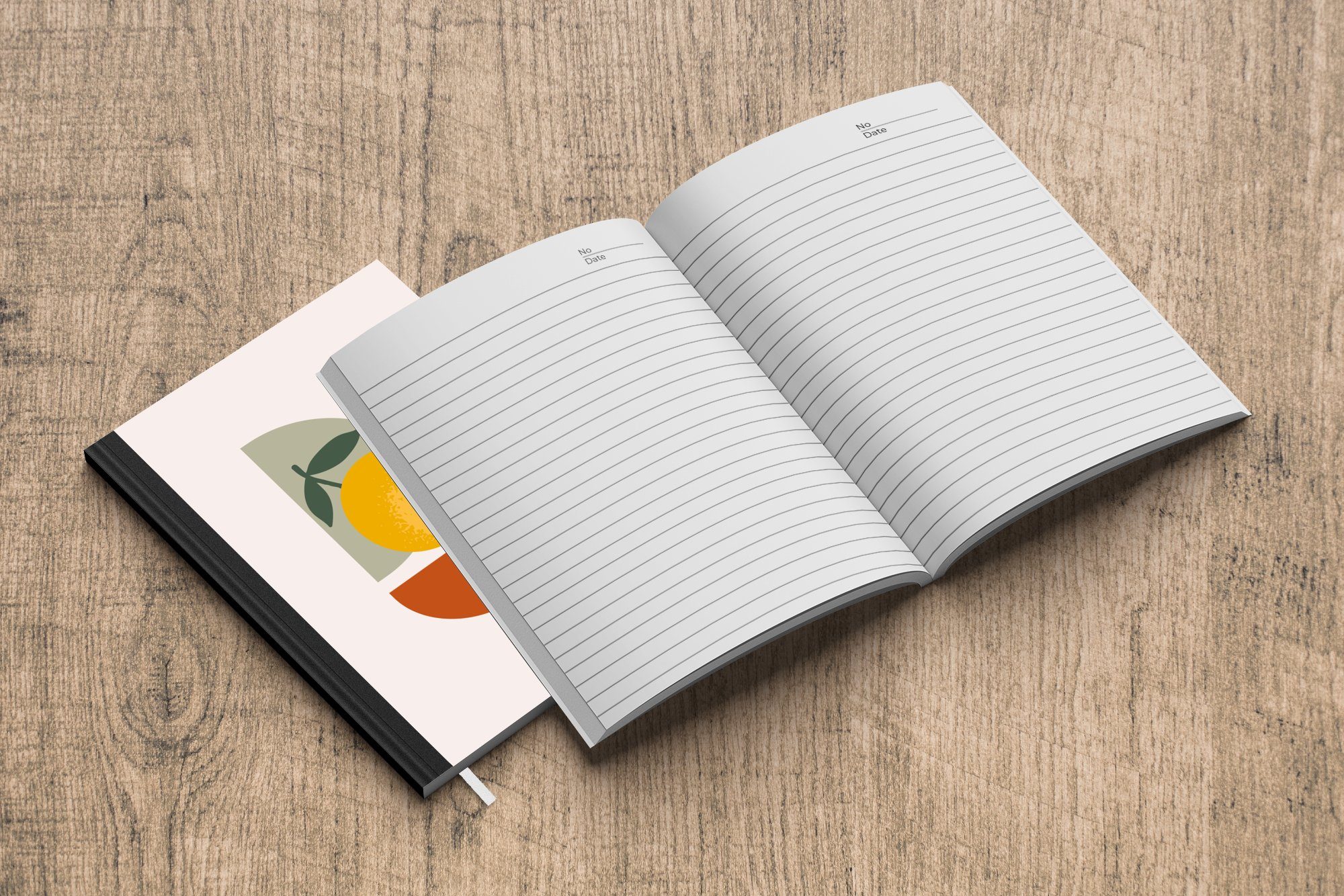 - Farben, Merkzettel, Seiten, Tagebuch, Zitrone Notizbuch Haushaltsbuch Früchte MuchoWow Journal, Notizheft, 98 - A5,