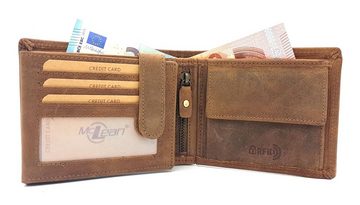 McLean Geldbörse Dortmund, robustes Voll-Büffelleder mit RFID Schutz