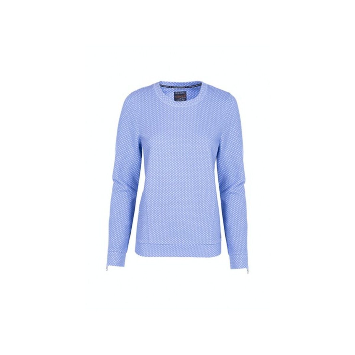 S'questo Sweatshirt mittel-blau regular fit (1-tlg)