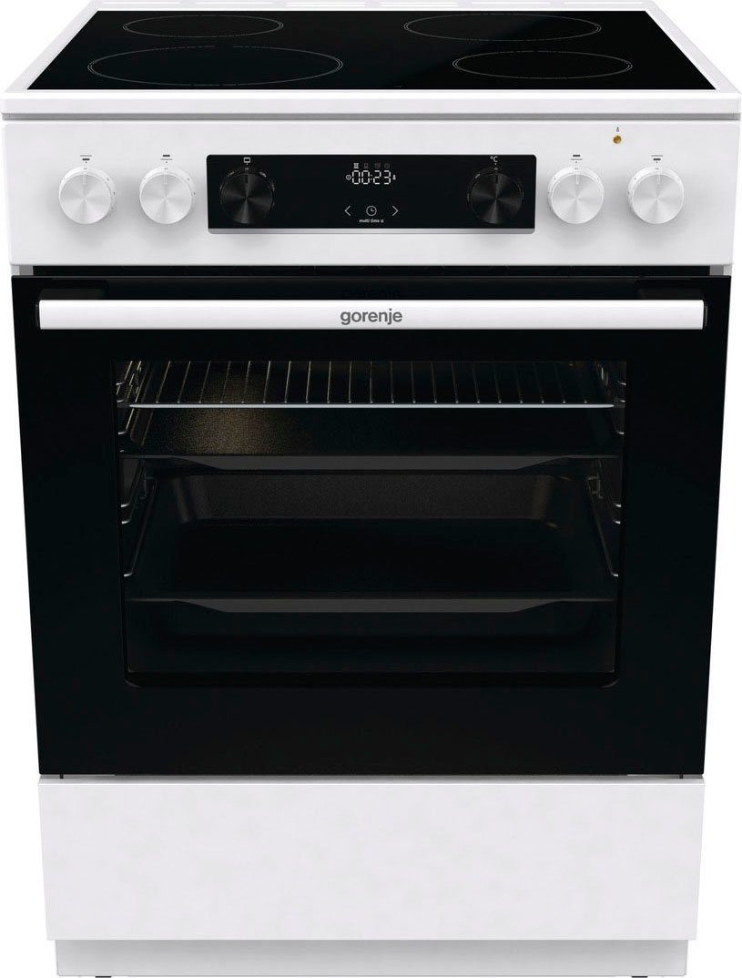 GORENJE Elektro-Standherd GEC6C40WD, Aqua Clean, FastPreheat. In kürzester Zeit bereit zum Backen