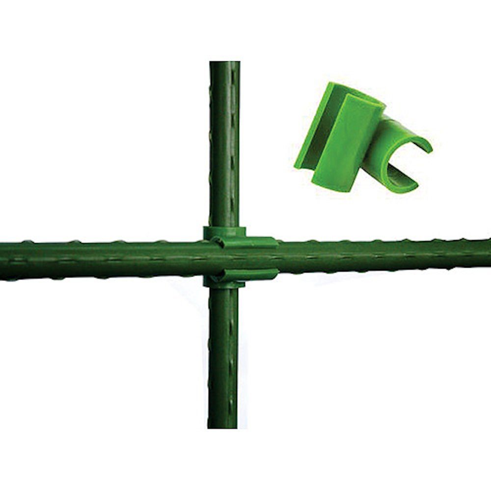 PROREGAL® Rankgitter Pflanzstab Verbindung 11mm PVC, Set 24 Stück