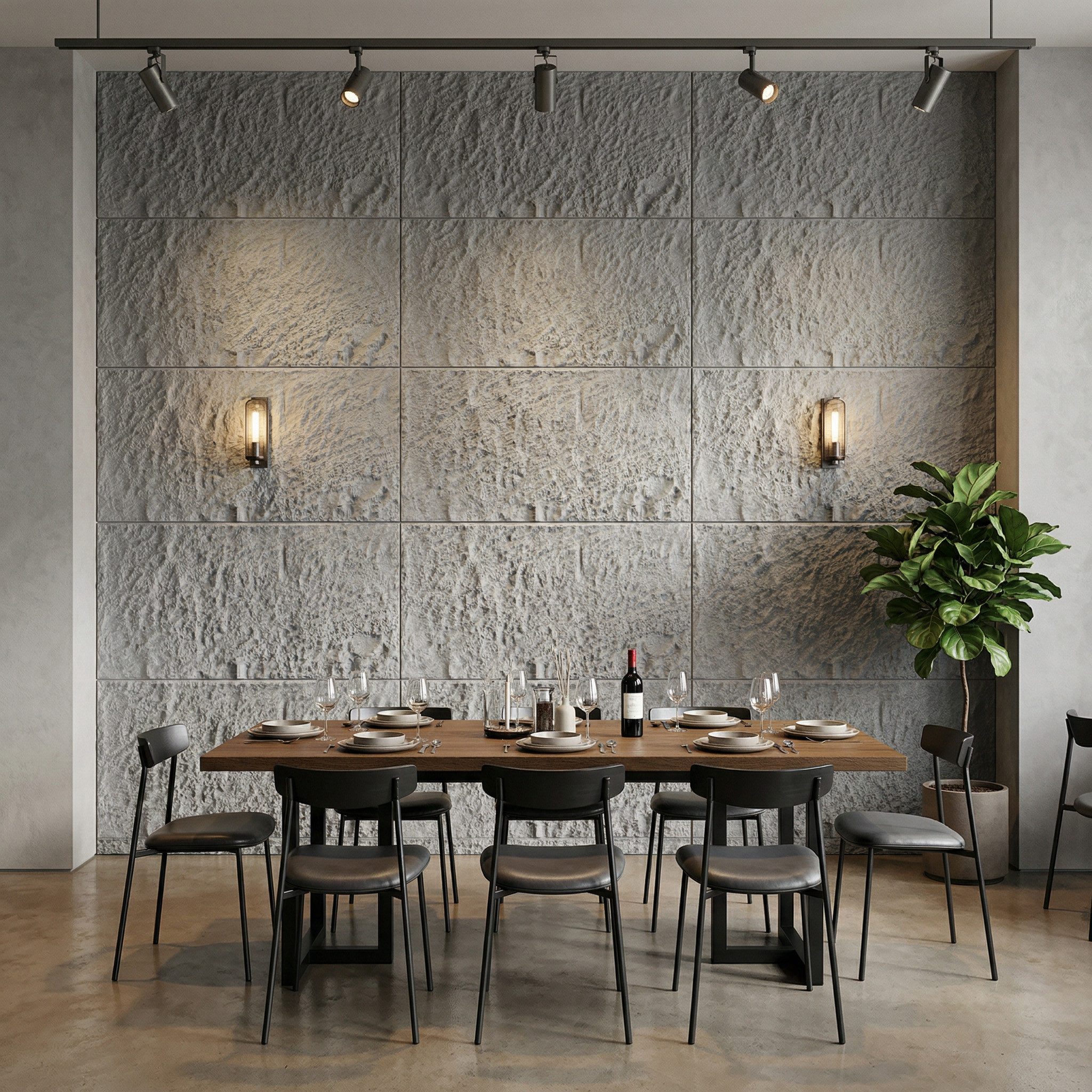 FIVMEN 3D Wandpaneel 120x60 cm Steinoptik Polystyrol 3cm dick Leichte Deckenpaneele, (2-tlg) für Wohnzimmer Küche Bad Schlafzimmer, 2 Stück/3 Stück