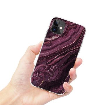 CoolGadget Handyhülle Marmor Slim Case für iPhone 12 Mini 5,4 Zoll, Hülle Dünne Silikon Schutzhülle für Apple iPhone 12 Mini Hülle