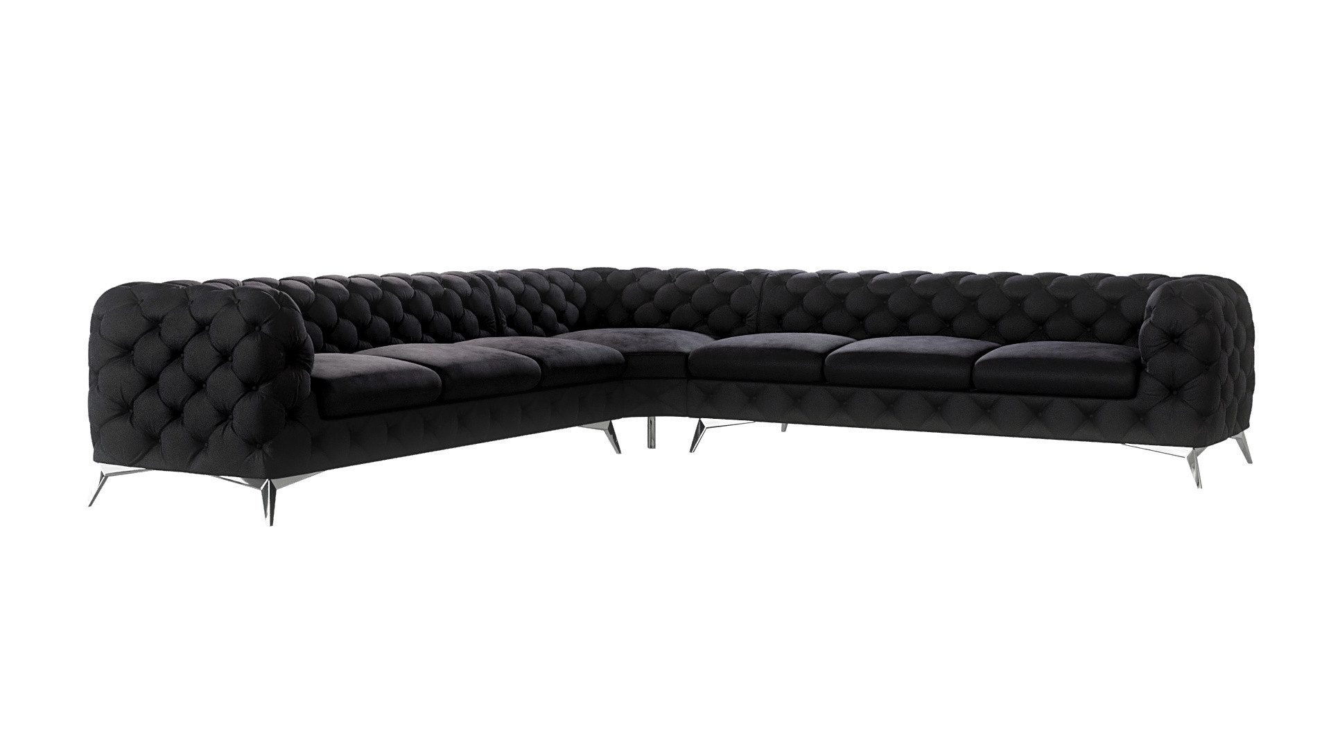 S-Style Möbel Ecksofa Kalina, Chesterfield mit günstig online kaufen