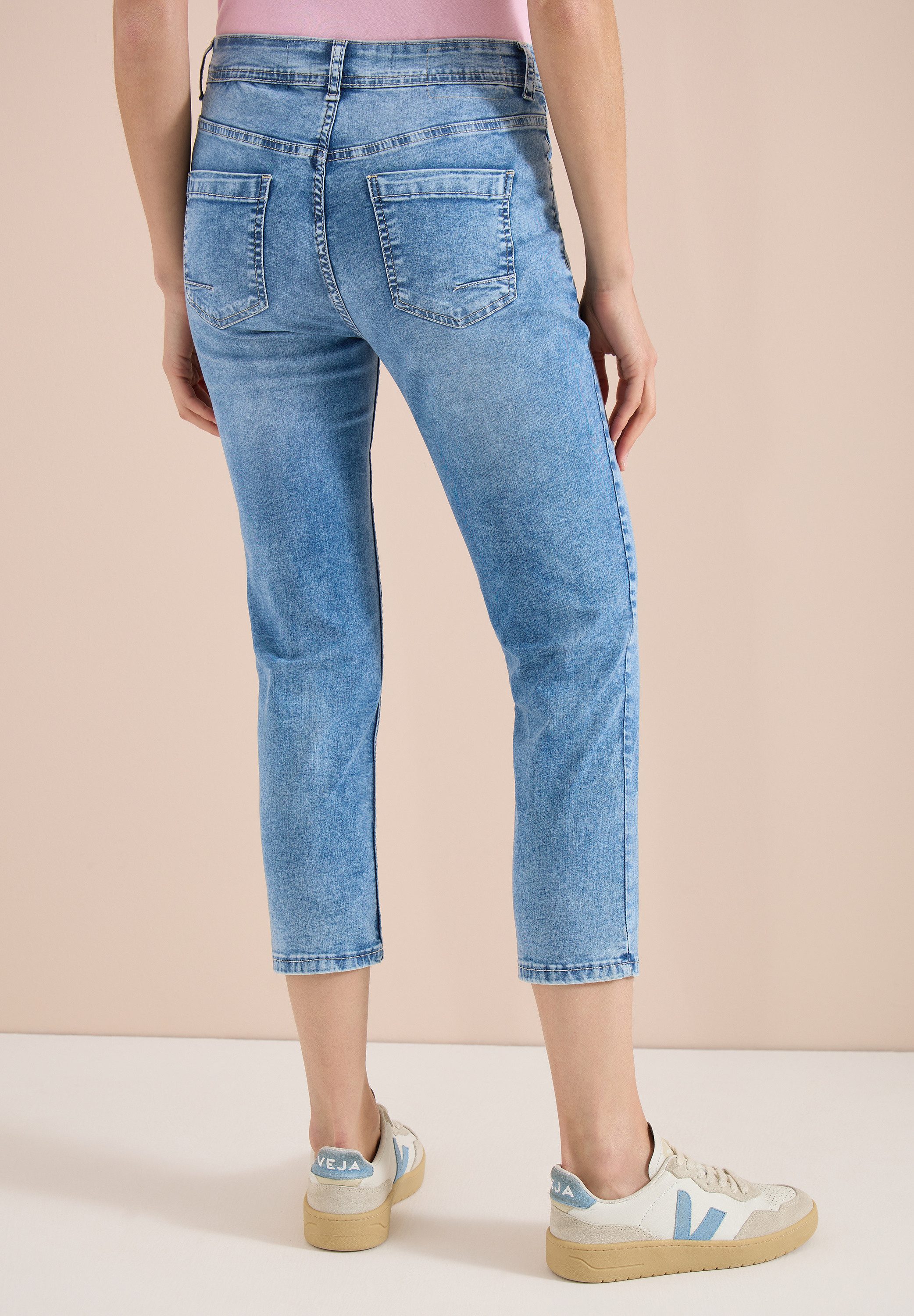 CECIL Slim-fit-Jeans High Waist