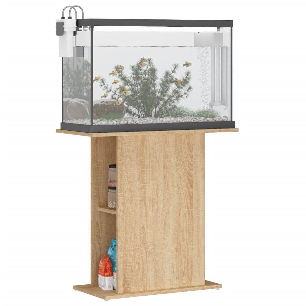 vidaXL Aquariumunterschrank Aquariumständer Sonoma-Eiche 75 x 36 x 72,5 cm günstig online kaufen