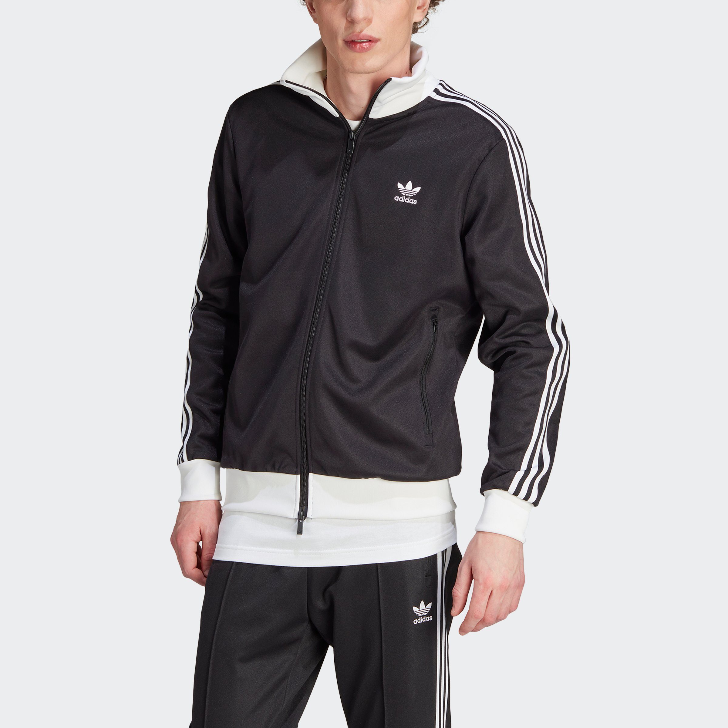 adidas Originals Trainingsjacke ADICOLOR ORIGINALS BECKENBAUER / Black White CLASSICS